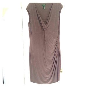 *SALE* Lauren by Ralph Lauren taupe dress