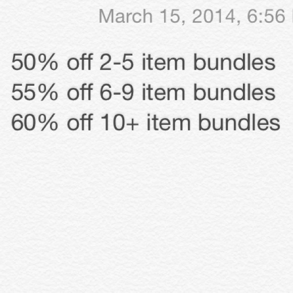 Bundling saves you money