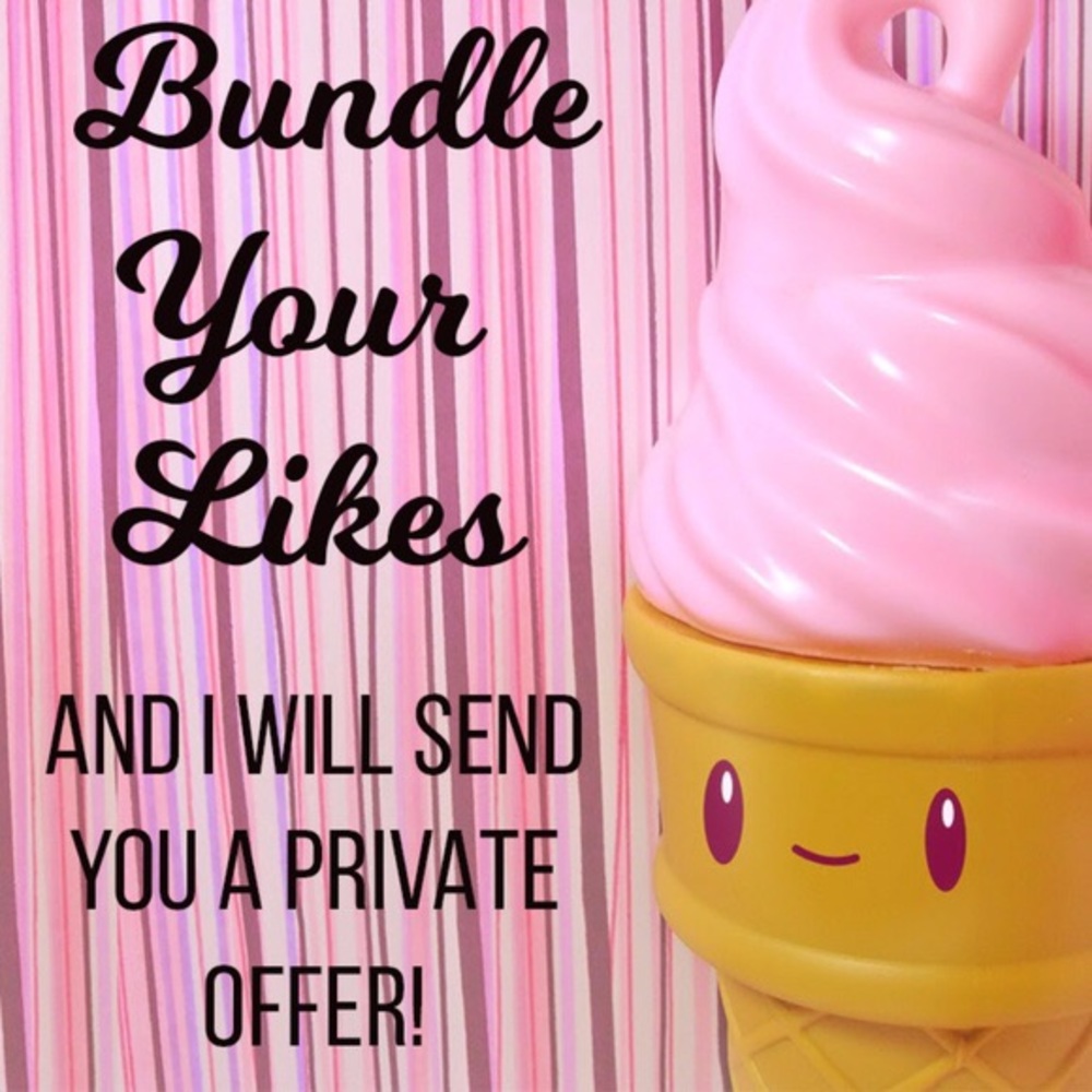 BUNDLE YOUR LIKES AND I WILL MAKE A PRIVATE OFFER