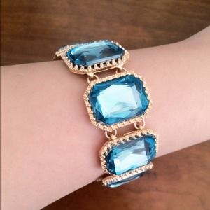 Authentic J Crew Gold With Crystals Bracelet