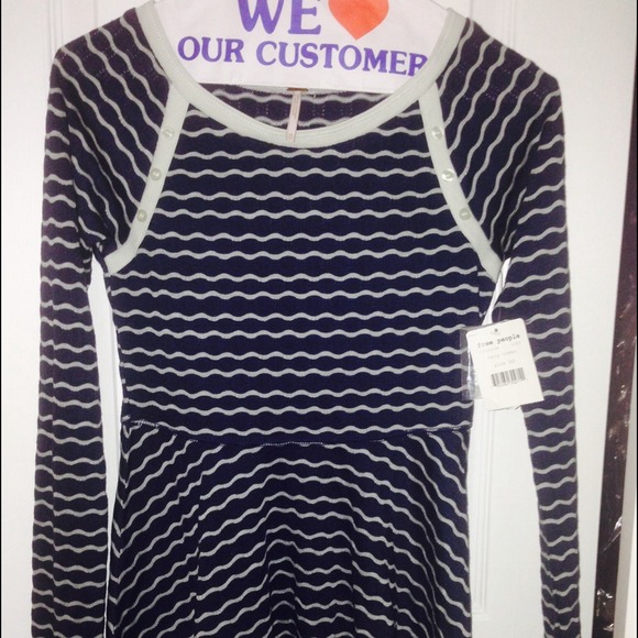 free people new with tags peplum sweater  xs