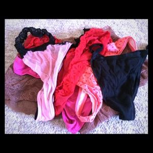 Victoria's secret Bundle of 12 panties thongs