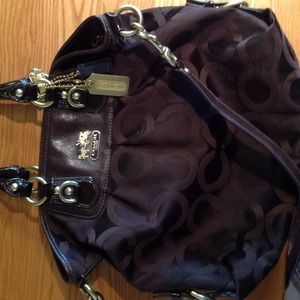 COACH brown purse.  Gently used in great shape!