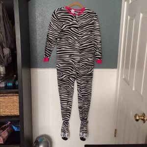 Zebra Footie PJs!
