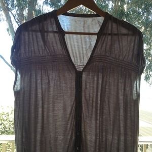 Ann Taylor Loft grey top Med