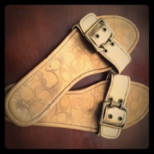 Pre-owned Leanne Coach Sandals