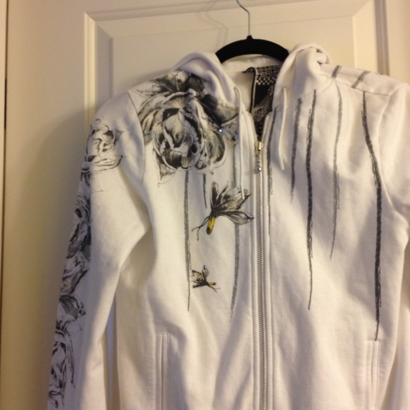L.A.M.B white sweatshirt -New. Really cute.