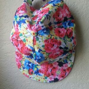 Girls flower hat