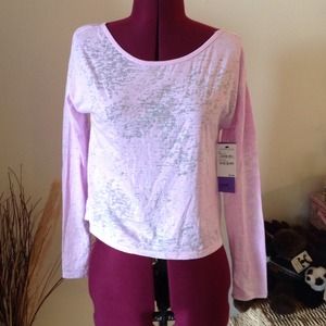 Unity burnout L/S with open back