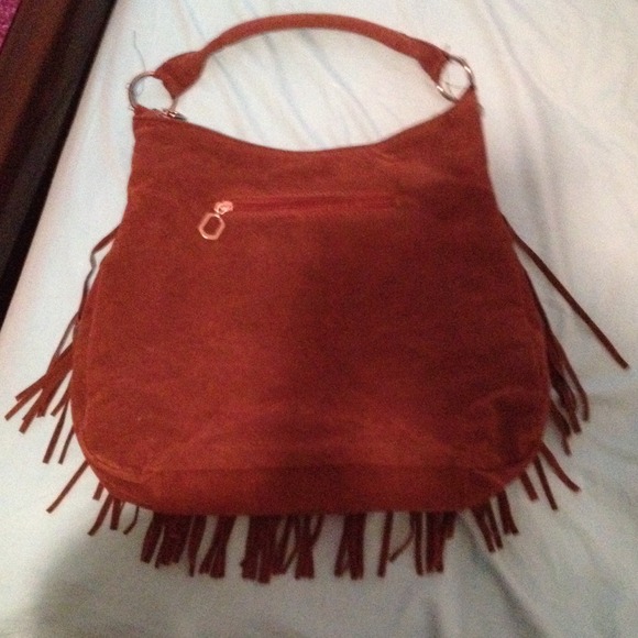 XSOLDX🎉HP🎉Faux Suede Handbag - Picture 2 of 4