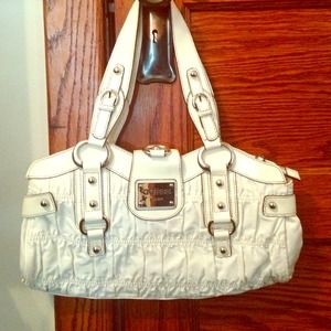 White Guess Purse