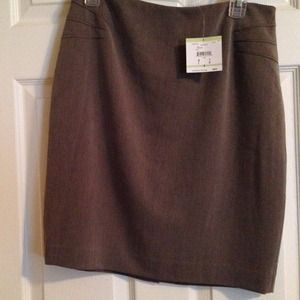 Taupe skirt- ANNE KLEIN