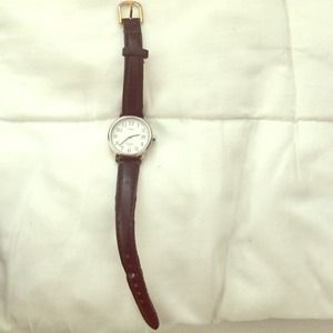 Timex Watch w leather band