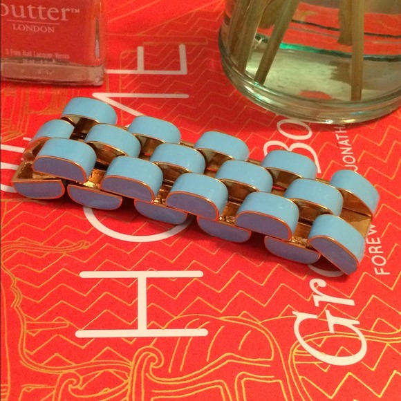 J. Crew collection blue link bracelet