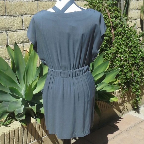 SOLD!! Spring Street Gray Dress - Picture 3 of 4