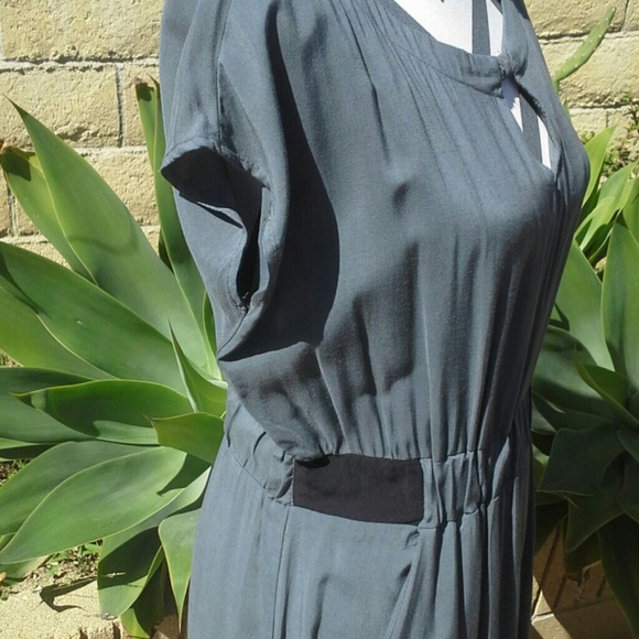 SOLD!! Spring Street Gray Dress - Picture 4 of 4
