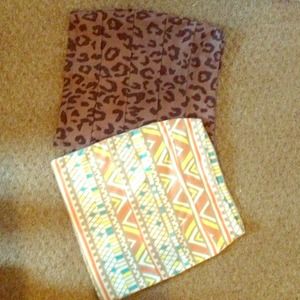 2 bandage style skirts size xs