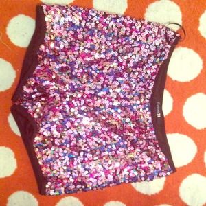 Super fun sparkle shorts!