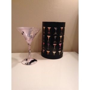 "Glamour-tini" Martini Glass