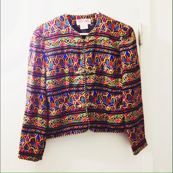 Vintage Colorful Blazer 🎨👚