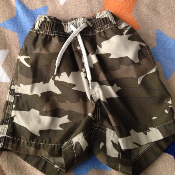Boys Gap swimming trunks.
