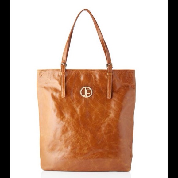 ⤵️⤵️Jack French London oiled Tan Leather Tote