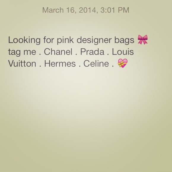 Chanel hermes prada bags . Looking to buy !