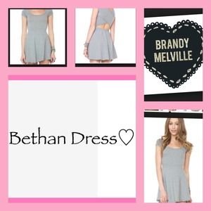 Brandy Melville Grey Bethan Dress❤️