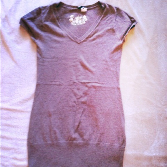 Brown Flattering Form Fitting Sweater