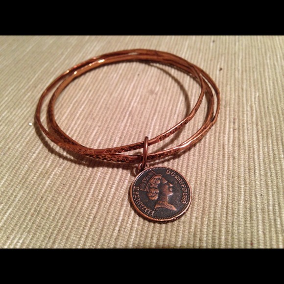 Luck penny bangle set