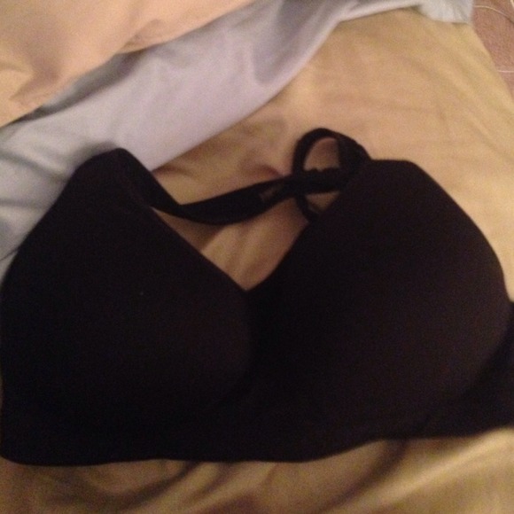 Pink yoga bush up bra