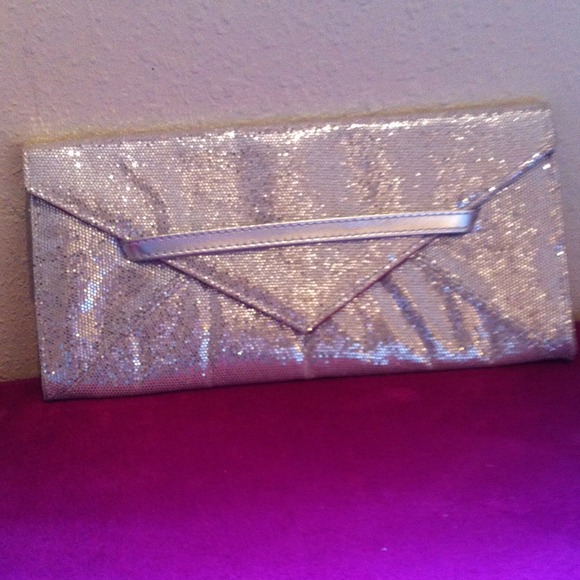 Victoria's Secret sparkly  silver clutch bag!