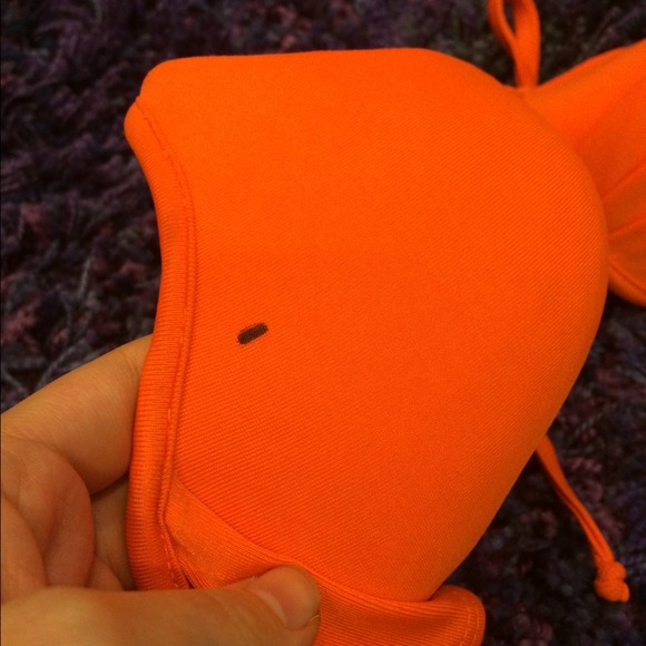 Orange sequins flower bath suits - Picture 3 of 5