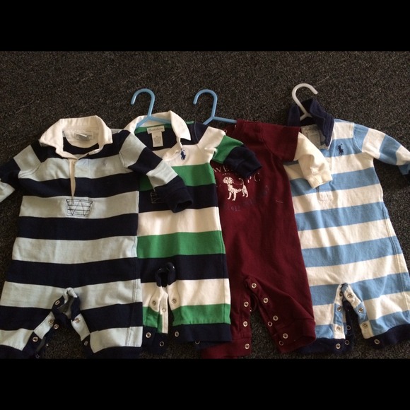 Ralph Lauren polo Rugby outfits size 0-3 months