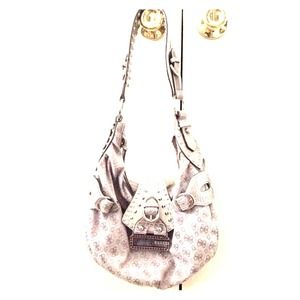 Guess ivory/grey handbag