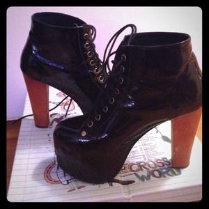 Jeffrey Campbell Black Patent Lita