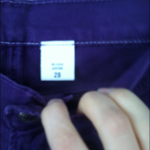 David Bitton Purple Pants - Picture 4 of 4