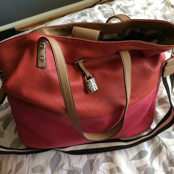 Jessica Simpson Orange-Pink tote