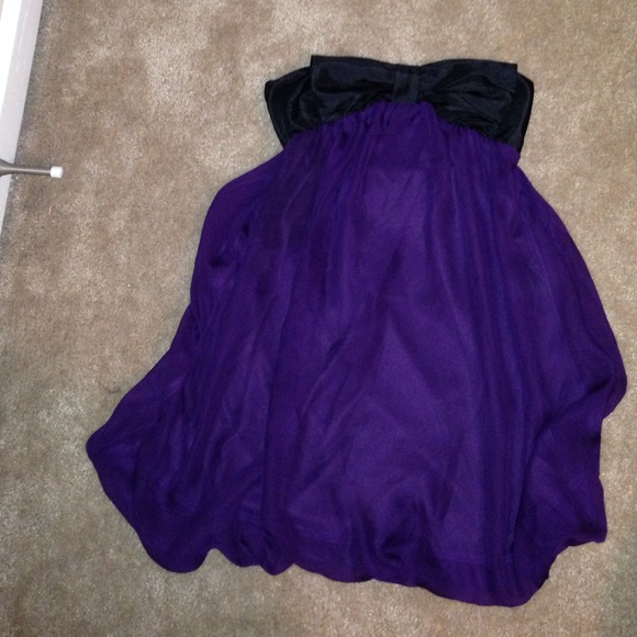 Purple formal dress