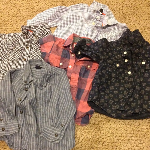 Boys 2 & 18-24mon gap & crewcuts shirts