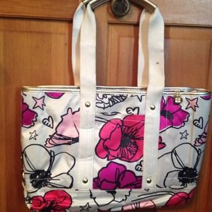 Flower coach purse