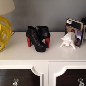 New! Jeffrey Campbell-Lita Platform Boot -Black