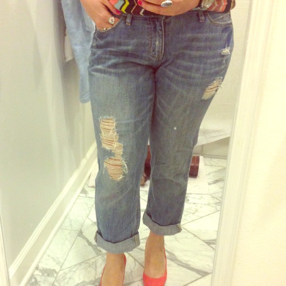 Slouchy boyfriend jeans