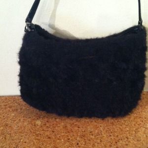Faux fur bag