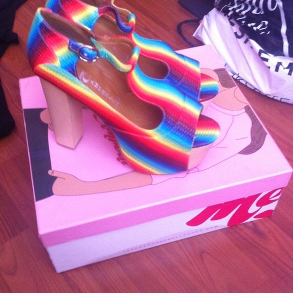 Jeffrey Campbell Shoes - Rainbow foxy jeffrey campbell
