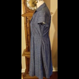 talbot's Dresses - Adorable button-up chambray dress! talbot's Dresses - Adorable button-up chambray dress!