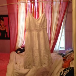 White Abercrombie and Fitch dress