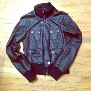 RESERVED Armani Exchange Faux Leather Jacket