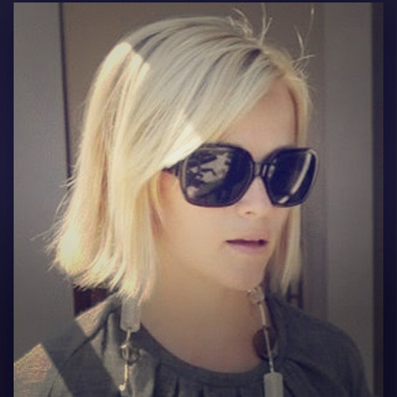 Chanel quilted black sunglasses 5124