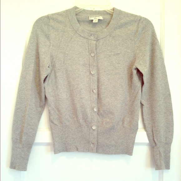 Banana Republic Grey Cardigan